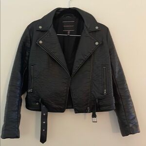 Women's Black Leather Jacket